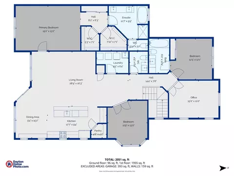 Floorplan - 85 Pebble Brook Pl, Springboro, OH 45066 photo 2 of 3