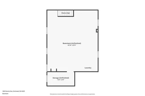 Floorplan - 1965 Stevens Ave, Cincinnati, OH 45231 photo 3 of 3
