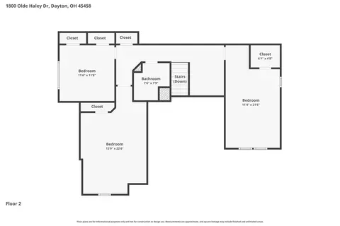 Floorplan - 1800 Olde Haley Dr, Centerville, OH 45458 photo 1 of 4