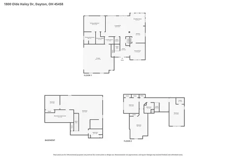 Floorplan - 1800 Olde Haley Dr, Centerville, OH 45458 photo 3 of 4