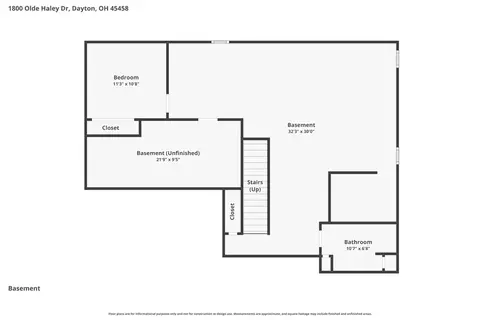 Floorplan - 1800 Olde Haley Dr, Centerville, OH 45458 photo 2 of 4