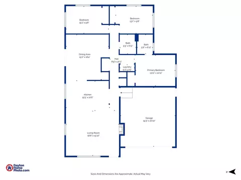 Floorplan - 2660 Mohican Ave, Kettering, OH 45429 photo 1 of 1