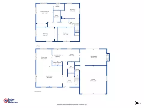 Floorplan - 3233 Carrier Ave, Kettering, OH 45429 photo 2 of 2