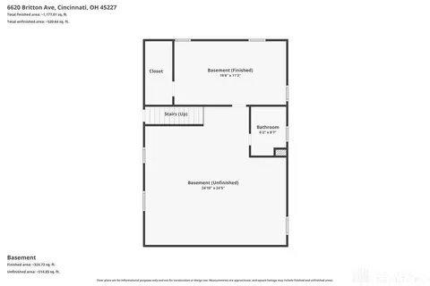 Floorplan - 6620 Britton Ave, Cincinnati, OH 45227 photo 2 of 3