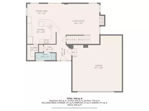 Floorplan - 3314 Sharon Ave, Kettering, OH 45429 photo 3 of 4