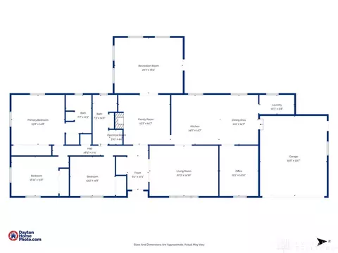 Floorplan - 5583 Hugh Dr, Centerville, OH 45459 photo 1 of 1
