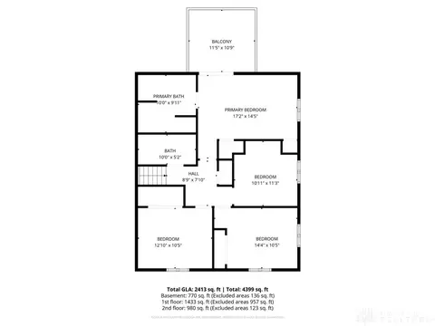 Floorplan - 728 Chipplegate Dr, Centerville, OH 45459 photo 3 of 3