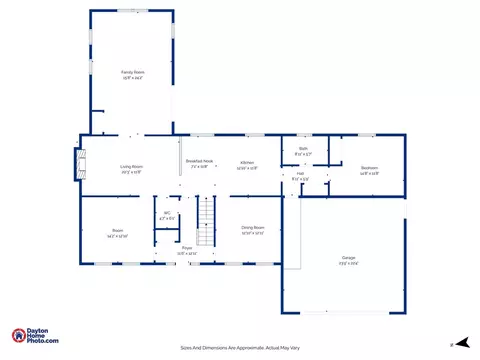 Floorplan - 3722 Marbella Ave, Springfield, OH 45502 photo 2 of 4