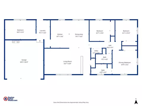 Floorplan - 3015 Vale Dr, Kettering, OH 45420 photo 1 of 1
