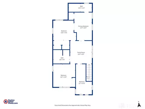 Floorplan - 134 E 1st St, Springfield, OH 45504 photo 1 of 3