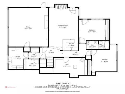 Floorplan - 8711 Toftrees Ln, Springboro, OH 45066 photo 1 of 3