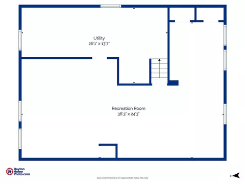 Floorplan - 3136 Delaney St, Kettering, OH 45420 photo 1 of 3