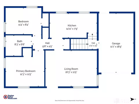 Floorplan - 1663 Pershing Blvd, Dayton, OH 45410 photo 2 of 3