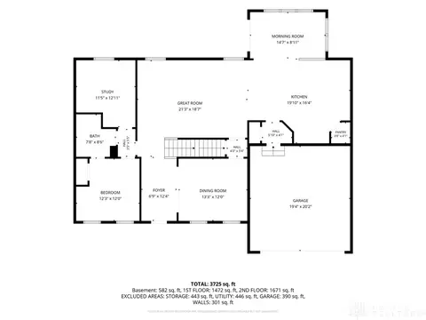 Floorplan - 9415 Oak Brook Dr, Centerville, OH 45458 photo 1 of 4