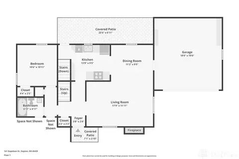 Floorplan - 141 Napoleon Dr, Kettering, OH 45429 photo 4 of 4