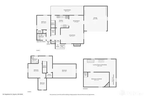 Floorplan - 141 Napoleon Dr, Kettering, OH 45429 photo 3 of 4