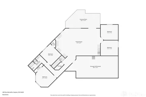 Floorplan - 269 Rue Marseille, Kettering, OH 45429 photo 2 of 2