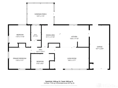 Floorplan - 2808 Powhattan Pl, Kettering, OH 45420 photo 1 of 1