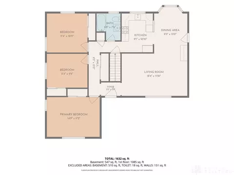 Floorplan - 4841 Ridgewood Rd, Springfield, OH 45503 photo 2 of 3
