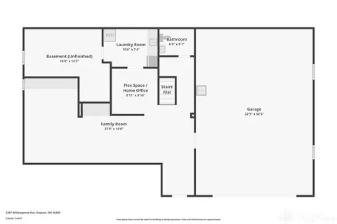 Floorplan - 2357 Willowgrove Ave, Kettering, OH 45409 photo 2 of 2