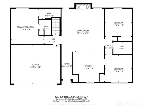 Floorplan - 55 Cherry St, Springboro, OH 45066 photo 2 of 3