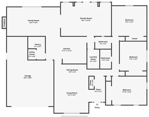 Floorplan - 4616 Glenheath Dr, Kettering, OH 45440 photo 1 of 1