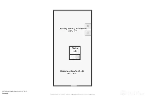 Floorplan - 213 N Broadway St, Blanchester, OH 45107 photo 1 of 4