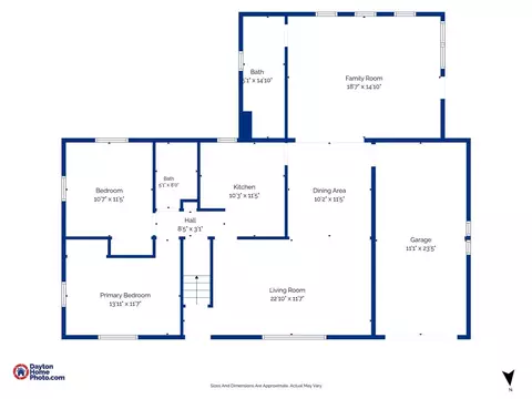 Floorplan - 812 Kenosha Rd, Kettering, OH 45429 photo 1 of 3