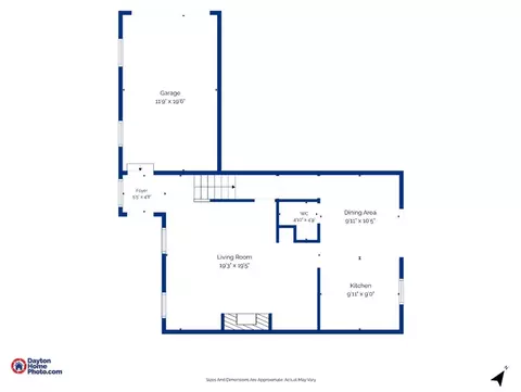 Floorplan - 3139 Gracemore Ave, Kettering, OH 45420 photo 1 of 2