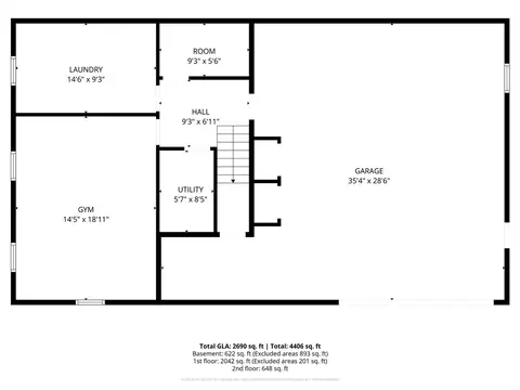 Floorplan - 1260 Brooklands Rd, Kettering, OH 45409 photo 1 of 4