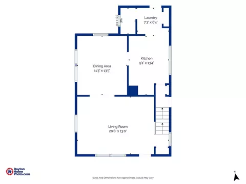 Floorplan - 11 E Dayton Dr, Fairborn, OH 45324 photo 2 of 4