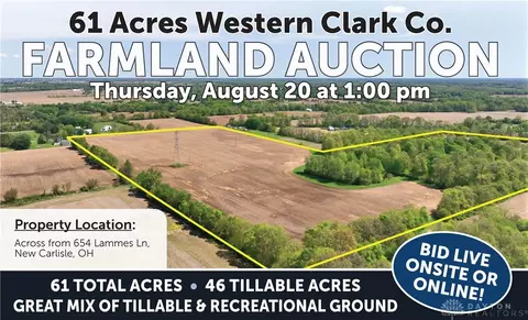 61 Acres Lammes Ln, Bethel Twp, OH 45344