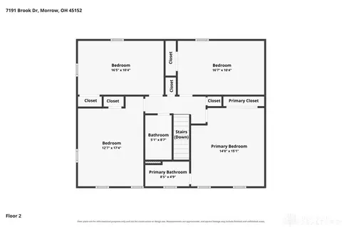 Floorplan - 7191 Brook Dr, Morrow, OH 45152 photo 3 of 4