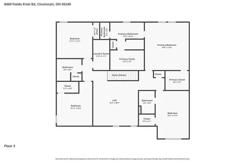Floorplan - 8469 Fields Ertel Rd, Cincinnati, OH 45249 photo 3 of 3