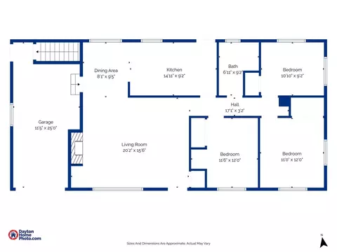 Floorplan - 1017 Wenbrook Dr, Kettering, OH 45429 photo 2 of 3