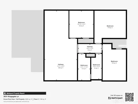 Floorplan - 3631 Kingsgate Ln, Springfield, OH 45503 photo 2 of 2