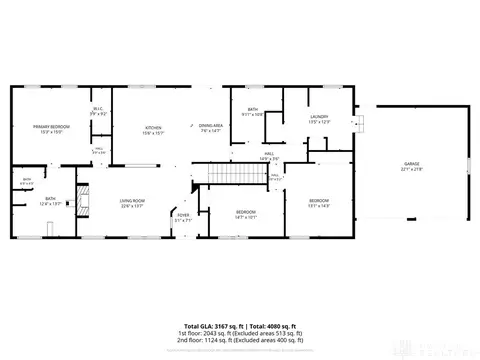 Floorplan - 945 Ormsby Dr, Xenia, OH 45385 photo 1 of 3