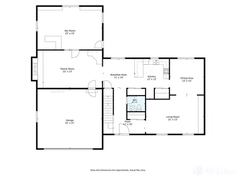 Floorplan - 4848 Marshall Rd, Kettering, OH 45429 photo 2 of 4