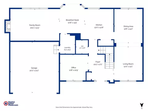 Floorplan - 205 Steeplechase Dr, Springboro, OH 45066 photo 1 of 3