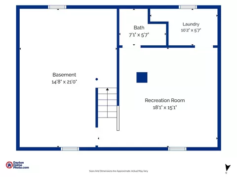Floorplan - 100 Greendale Dr, Kettering, OH 45429 photo 1 of 4