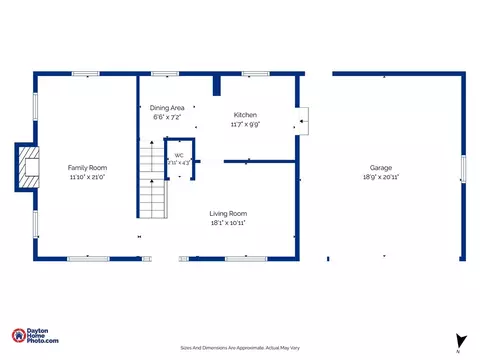 Floorplan - 100 Greendale Dr, Kettering, OH 45429 photo 2 of 4