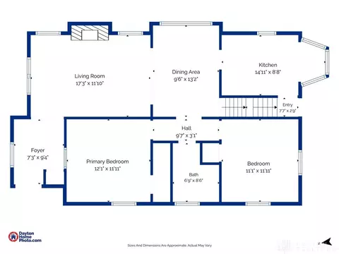 Floorplan - 516 Monteray Ave, Kettering, OH 45419 photo 1 of 4