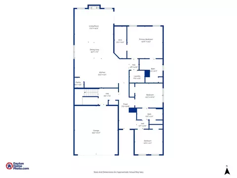 Floorplan - 1820 Pembrook Rd, Springfield, OH 45504 photo 2 of 3
