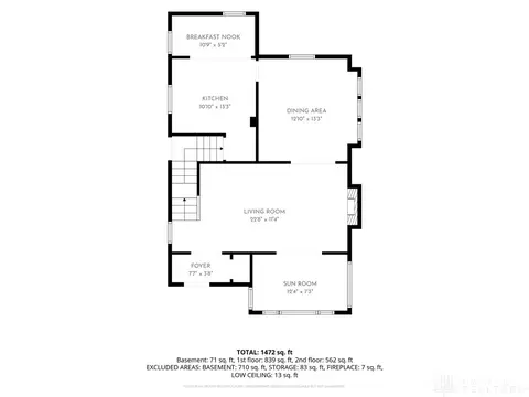 Floorplan - 1140 Croyden Dr, Kettering, OH 45420 photo 2 of 4
