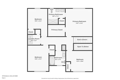 Floorplan - 1071 Brooke Ln, Xenia, OH 45385 photo 7 of 8