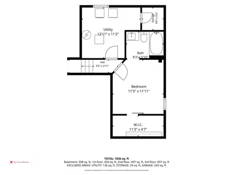 Floorplan - 1704 Redbush Ave, Kettering, OH 45420 photo 5 of 5