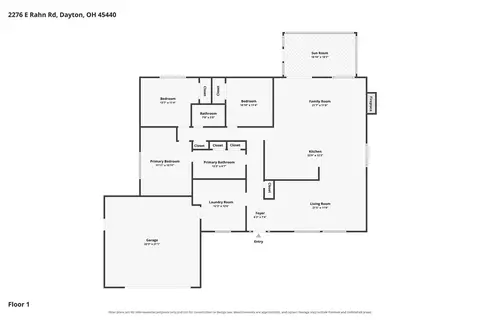 Floorplan - 2276 E Rahn Rd, Kettering, OH 45440 photo 1 of 1