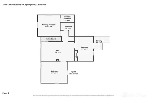 Floorplan - 3761 Lawrenceville Dr, Springfield, OH 45504 photo 2 of 2