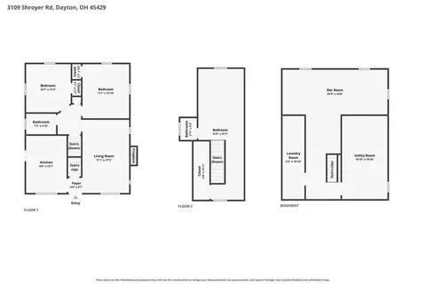 Floorplan - 3109 Shroyer Rd, Kettering, OH 45429 photo 1 of 1