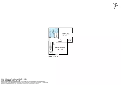 Floorplan - 2135 Columbus Rd, Springfield, OH 45503 photo 2 of 3